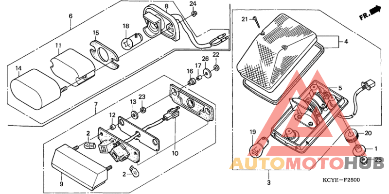 Taillight unit ass`y