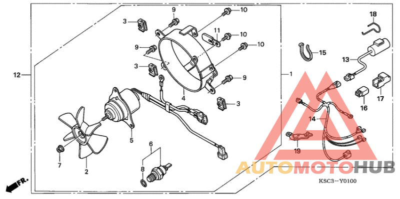 Вентилятор охлаждения