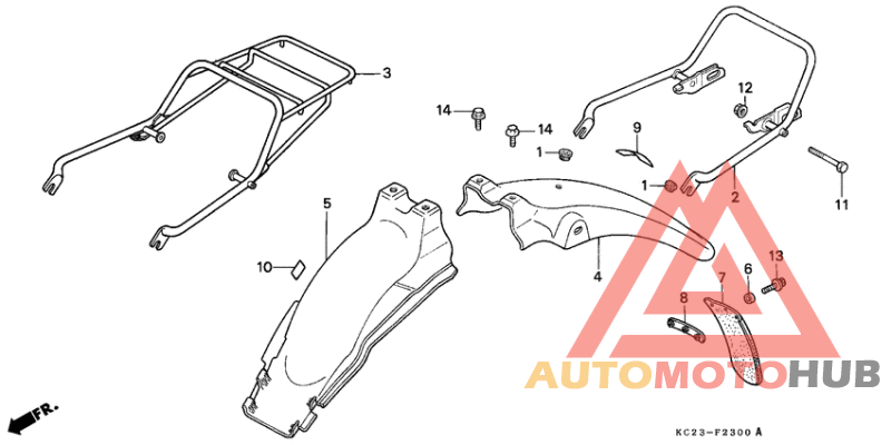 Заднее крыло