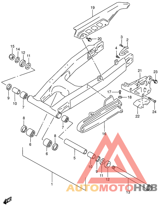 Маятник задний