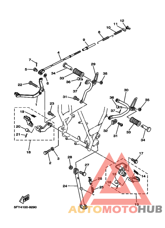 Support & repose pied