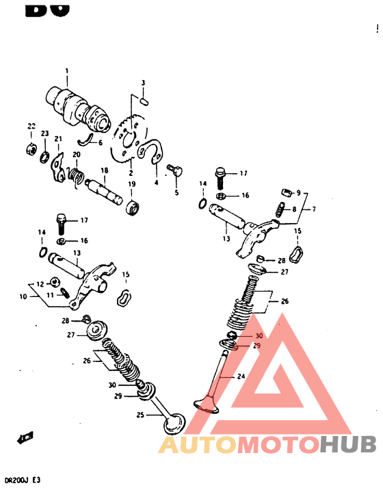 Распределительный вал-клапаны