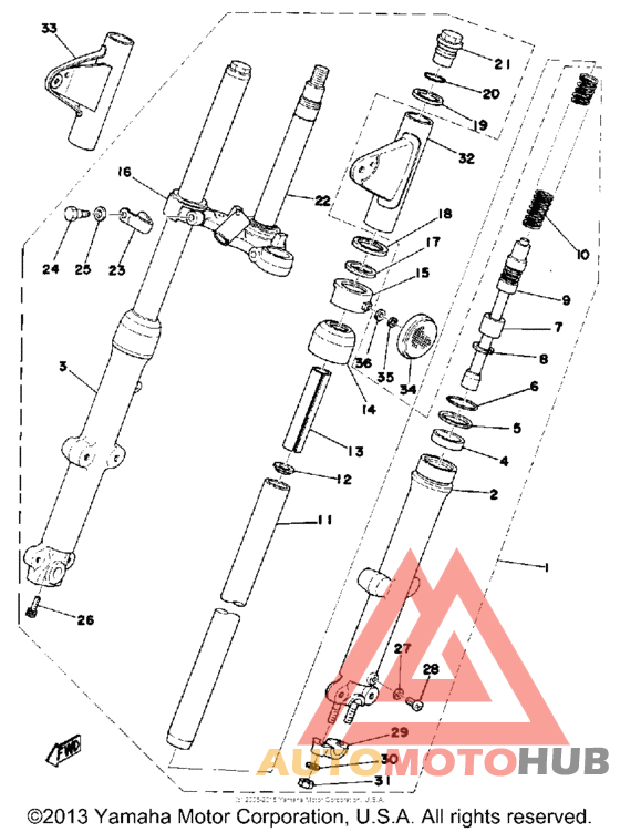 Передняя вилка