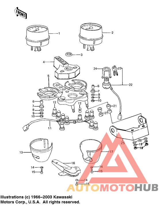 Meters/ignition switch