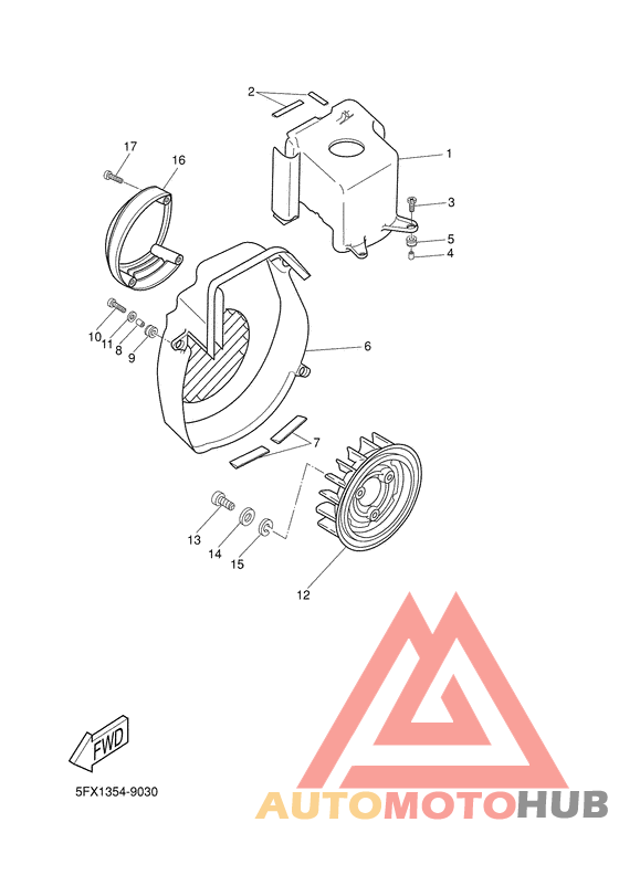 Air shroud. fan