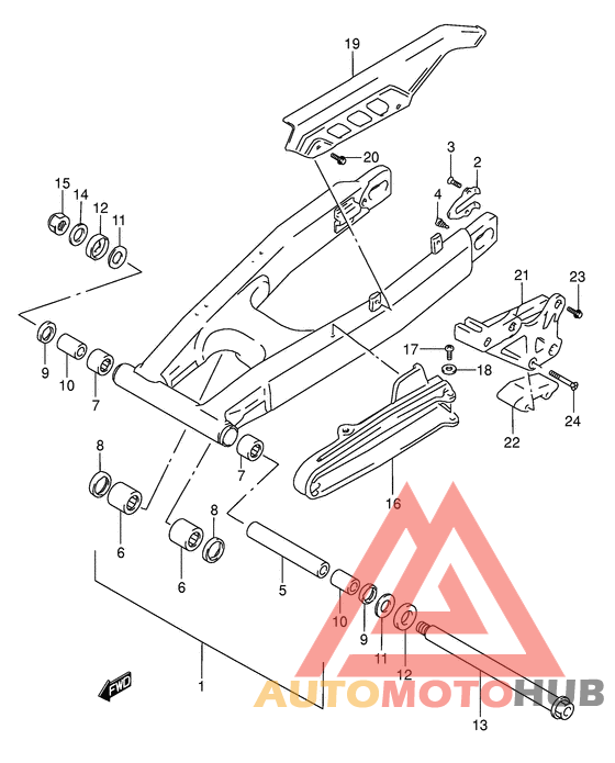 Маятник задний