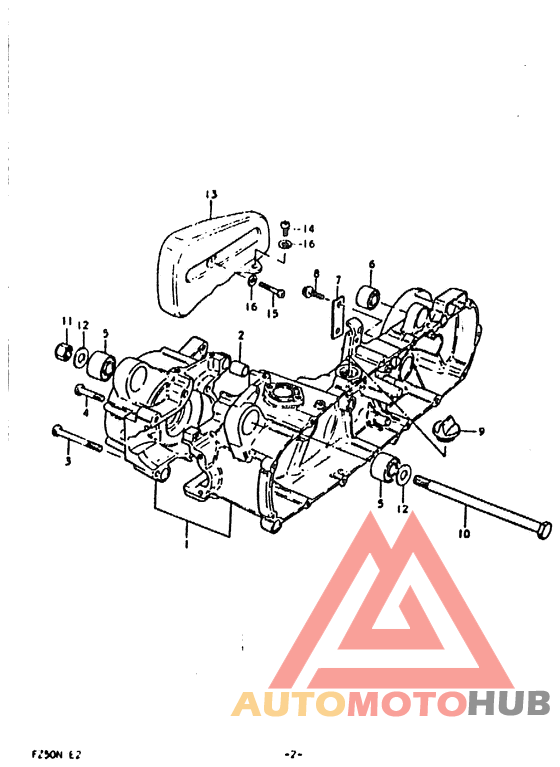 Картер двигателя