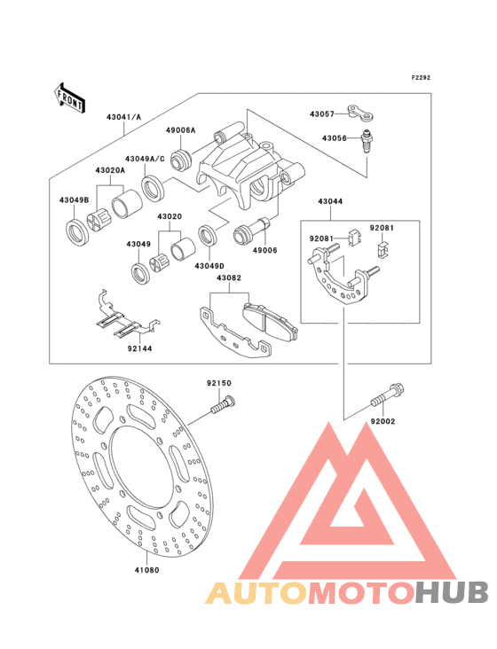 Передний тормоз