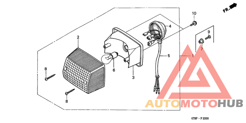 Taillight unit ass`y