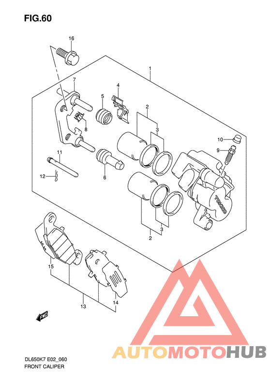 Передний суппорт