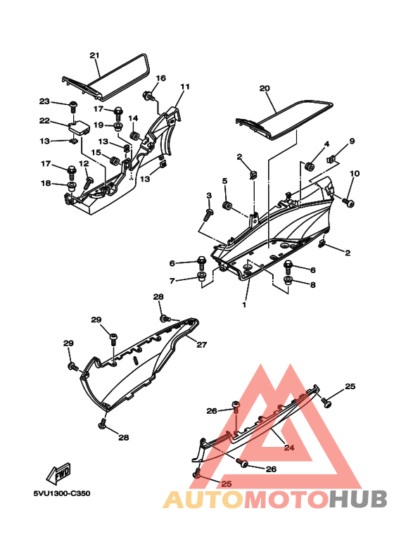 Support & repose pied