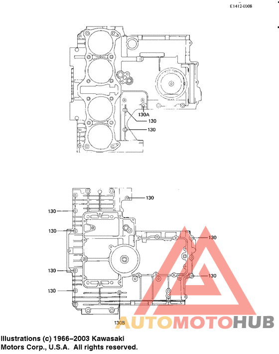 Crankcase bolt & stud pattern