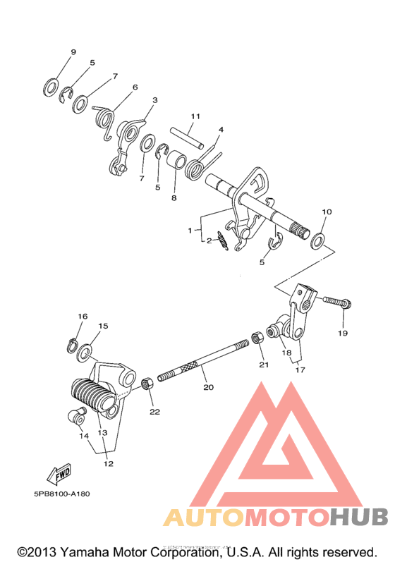 Вал переключения