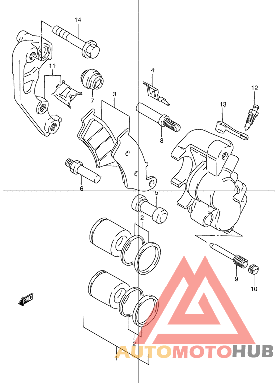 Передний суппорт