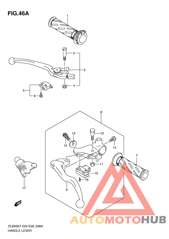 Рулевой рычаг