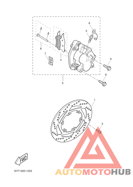 Передний суппорт