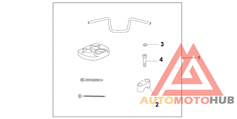 Handle kit  door ventilator window lock