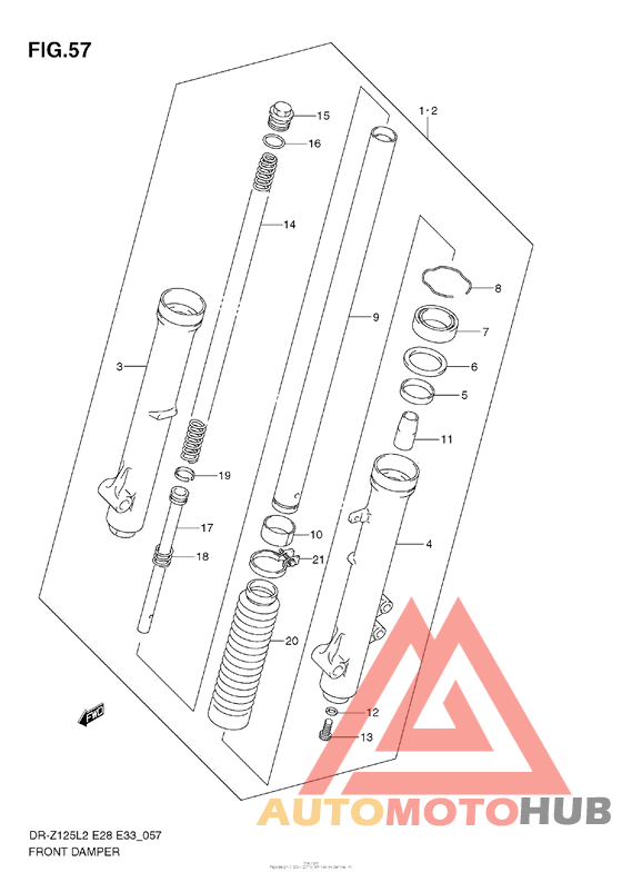 Front Damper (Dr-Z125L E33)