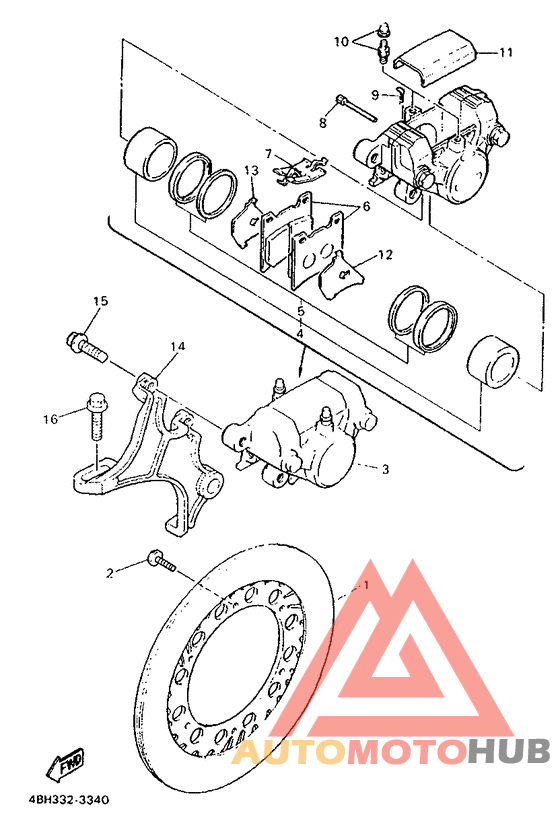 Задний суппорт
