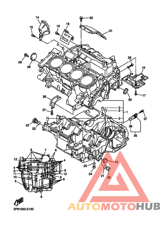 Картер двигателя