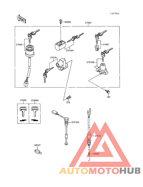 Ignition switch(ar80-c8)