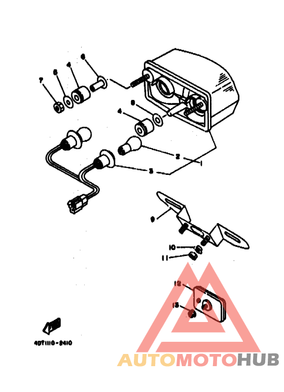 Taillight unit ass`y