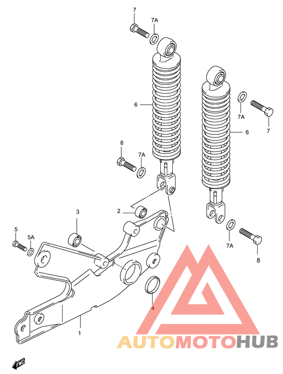 Маятник задний