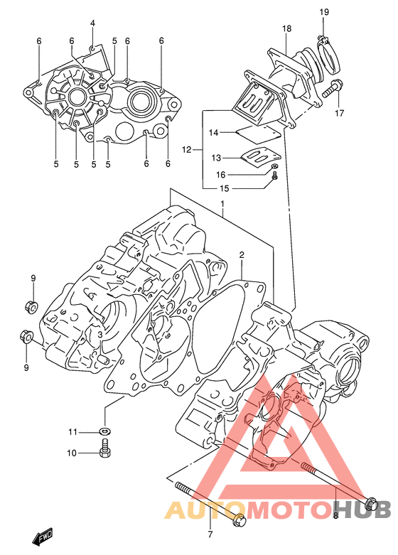 Картер двигателя