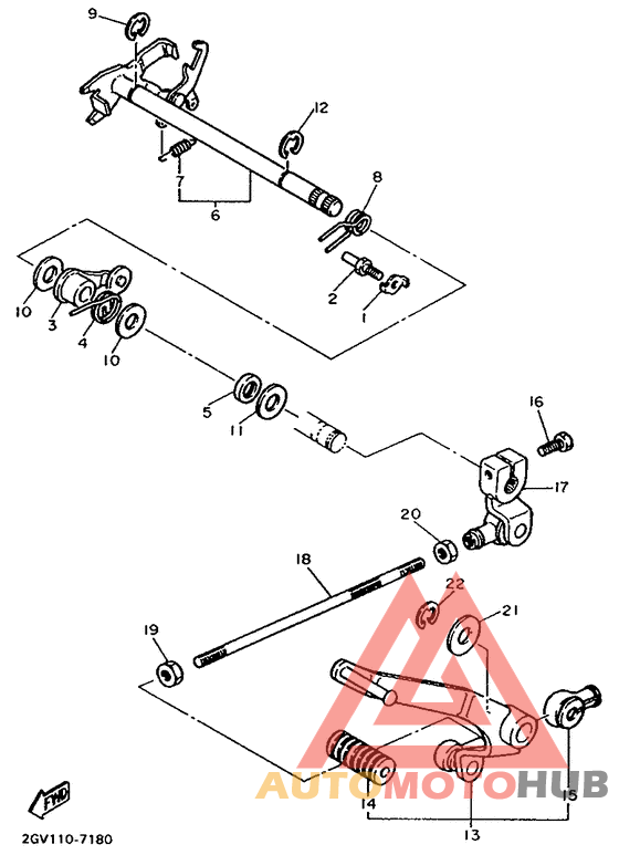 Вал переключения