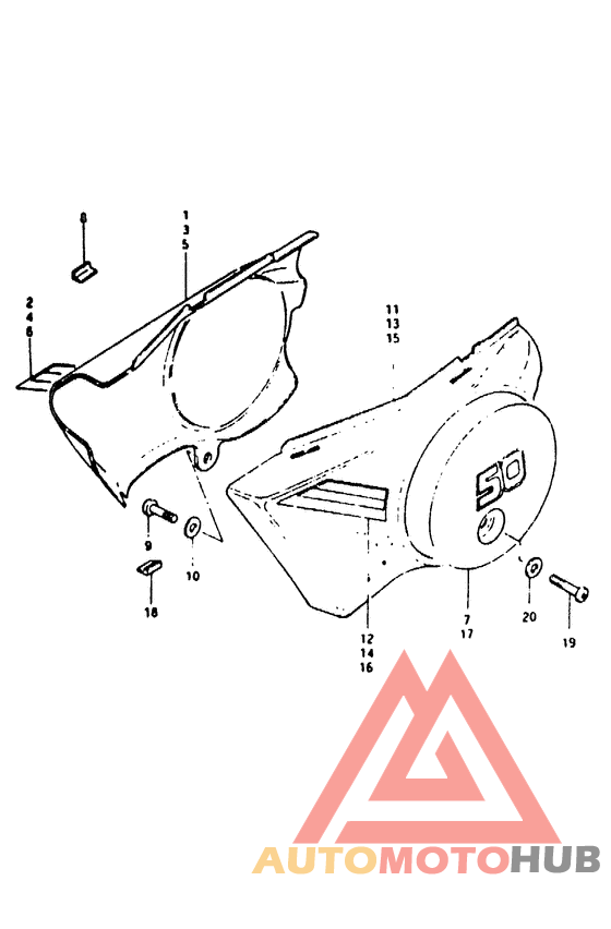 Обтекатель задний