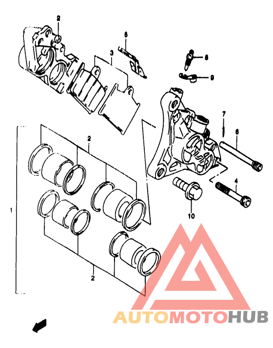 Передний суппорт