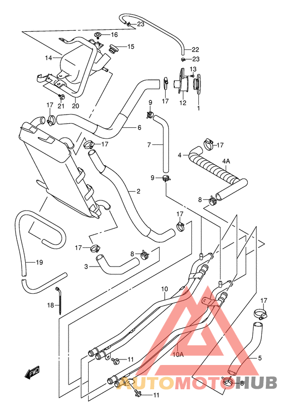 Радиатор hose