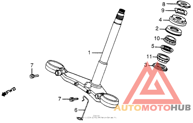 Траверса нижняя