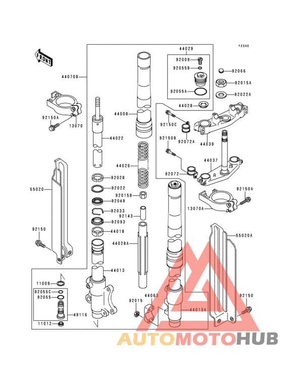 Front fork(1/2)