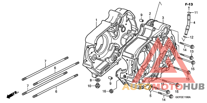 Картер двигателя