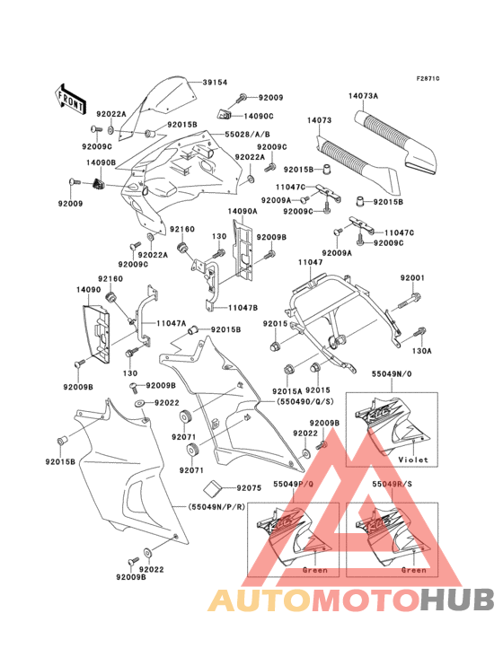 Cowling(1/2)(kle500-a4)