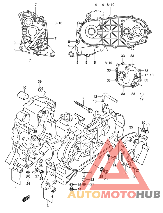 Картер двигателя