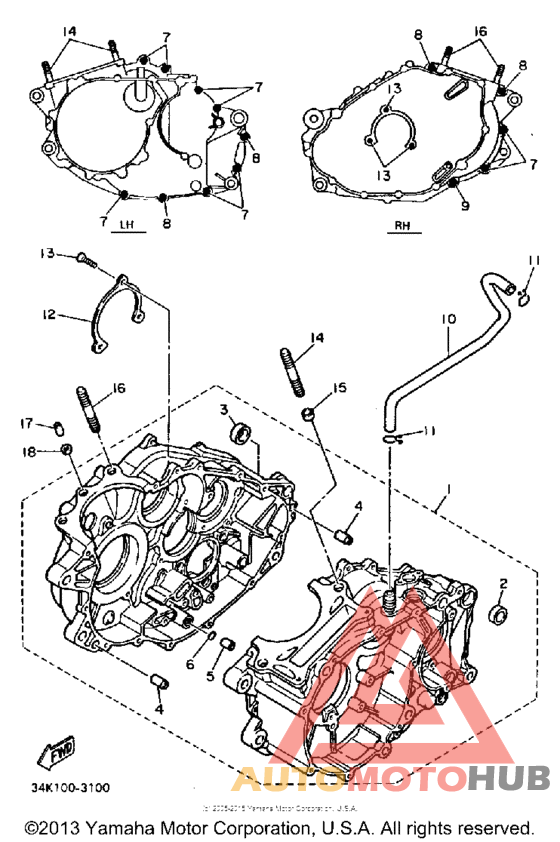 Картер двигателя