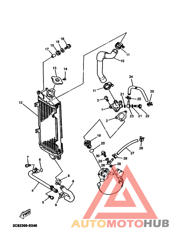 Радиатор и шланг