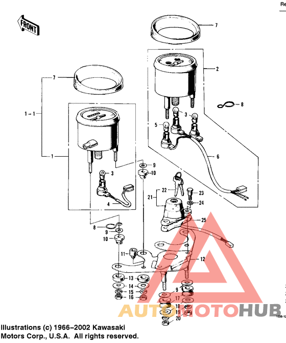 Meters/ignition switch
