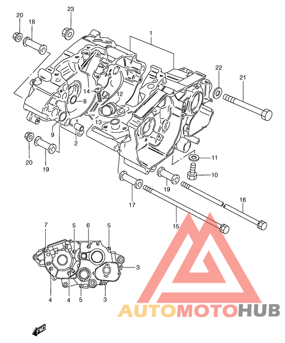 Картер двигателя
