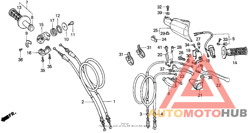 Handle switch + cables