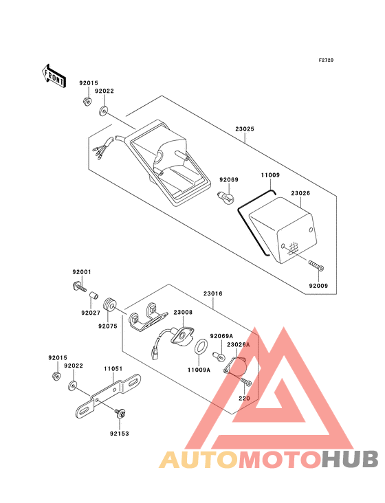 Taillight unit ass`y