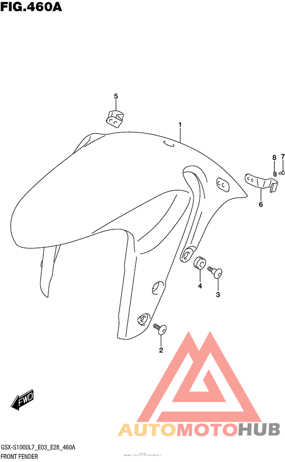 Front Fender (Gsx-S1000L7 E33)