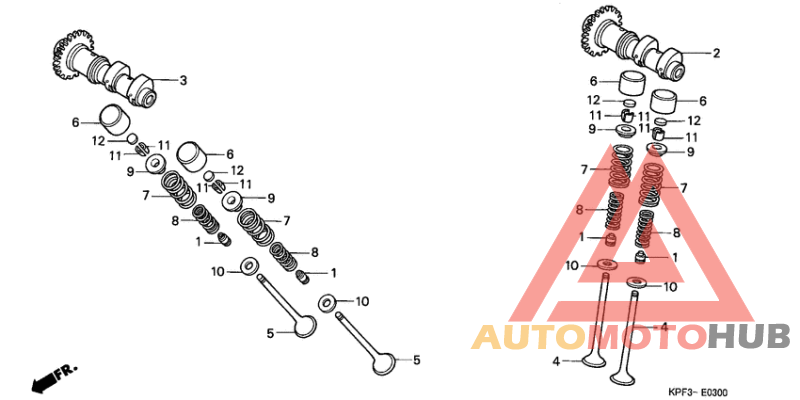 Распред вал/клапана