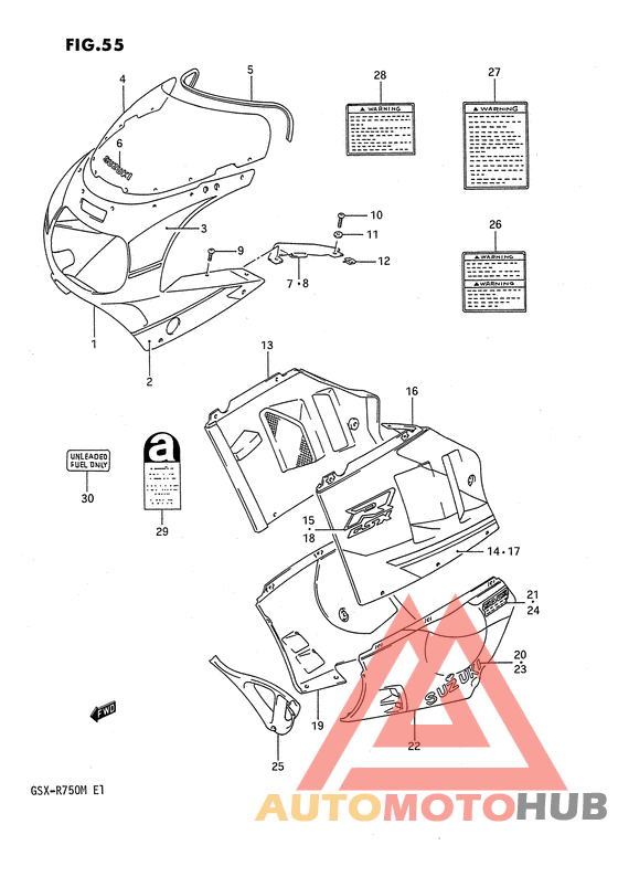Cowling body