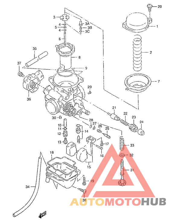 Carburetor assy