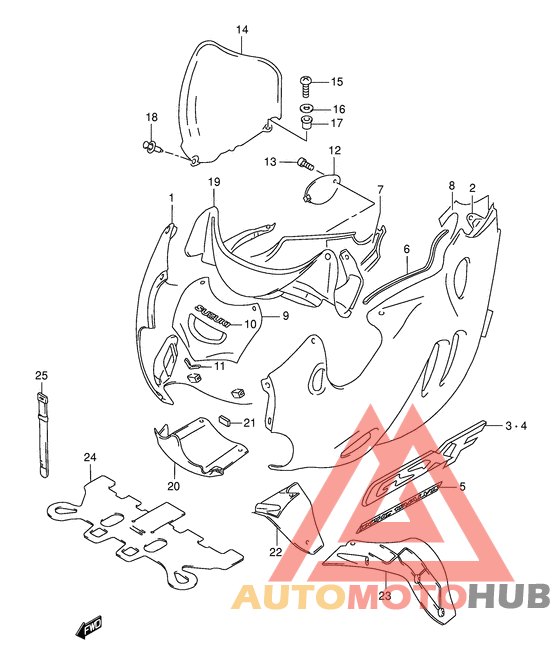 Cowling body