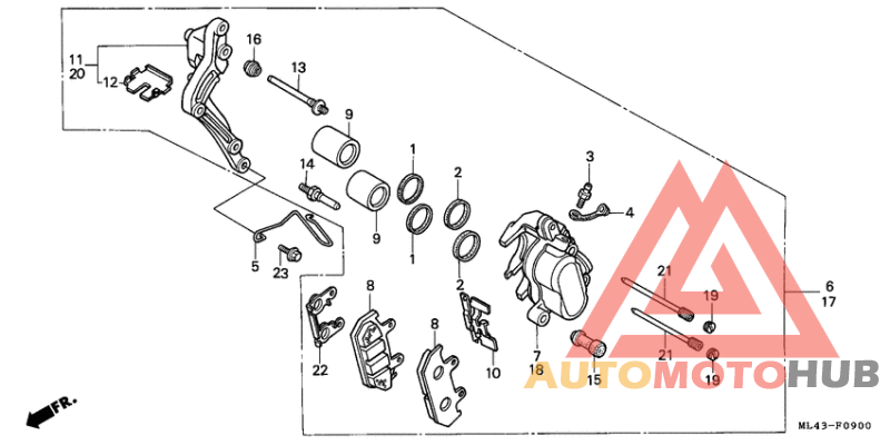 Передний суппорт