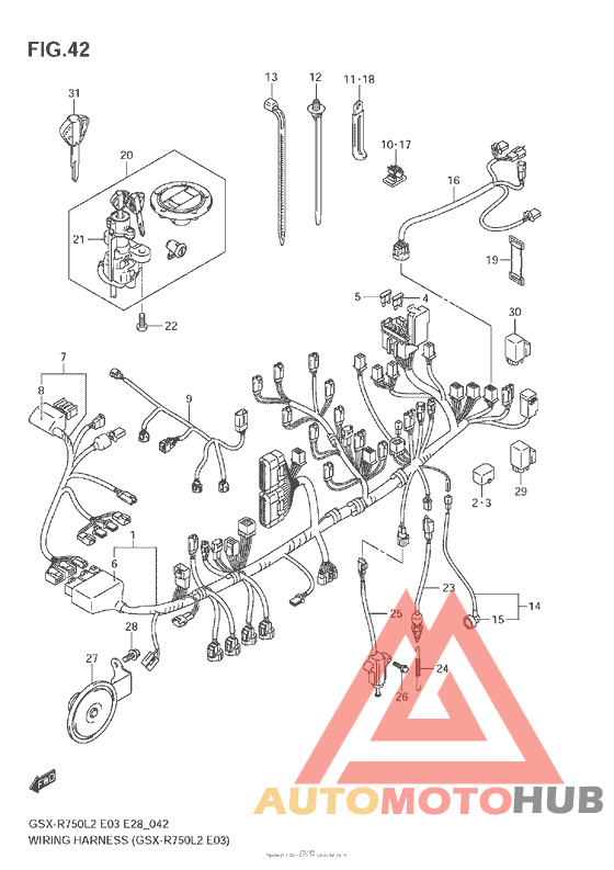 Wiring Harness (Gsx-R750 L2 E03)